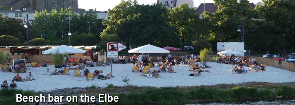 Header - Beach bar on the Elbe